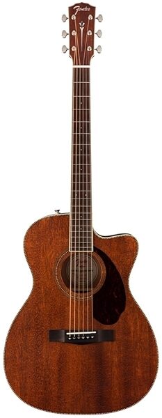 Fender Paramount PM3 Triple 0 Mahogany Acoustic Guitar (with Case), Main