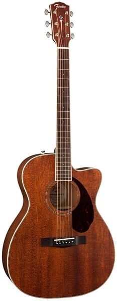 Fender Paramount PM3 Triple 0 Mahogany Acoustic Guitar (with Case), Alt