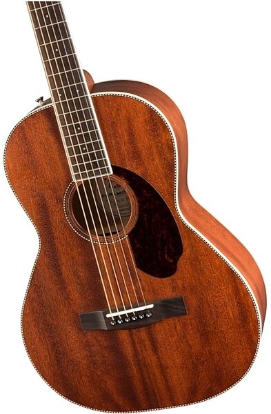 Fender Paramount PM2 Parlor Mahogany Acoustic Guitar (with Case), Alt