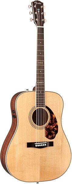 Fender Paramount PM-1 Adirondack Dreadnought Acoustic-Electric Guitar (with Case), Front