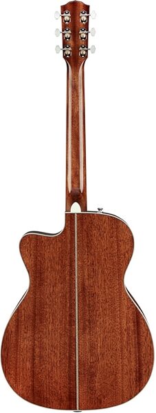 Fender Paramount PM-3 Adirondack Triple-0 Mahogany Acoustic-Electric Guitar (with Case), Back