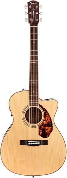 Fender Paramount PM-3 Adirondack Triple-0 Mahogany Acoustic-Electric Guitar (with Case), Main