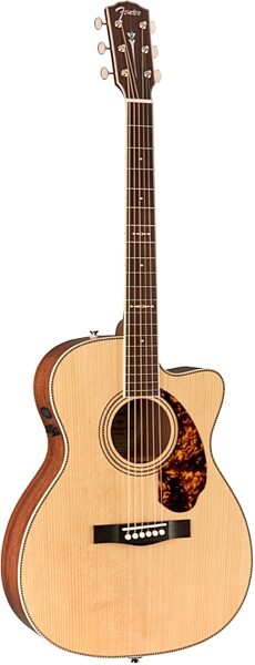 Fender Paramount PM-3 Adirondack Triple-0 Mahogany Acoustic-Electric Guitar (with Case), Front