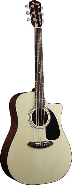 Fender CD60CE Dreadnought Cutaway Acoustic-Electric Guitar (with Case), Natural