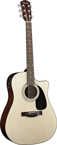 Fender CD-60CE Classic Design Cutaway Acoustic-Electric Guitar (with Case), Natural