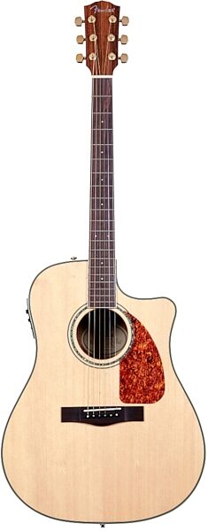 Fender CD-220SCE Dreadnought Acoustic-Electric Guitar (Ovangkol Back and Sides), Main