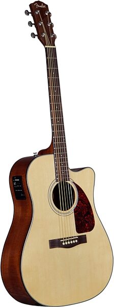 Fender CD-140SCE Classic Design Acoustic-Electric Guitar, Natural - Left
