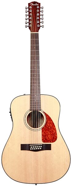 Fender CD-160SE Classic Design 12-String Acoustic-Electric Guitar, Natural
