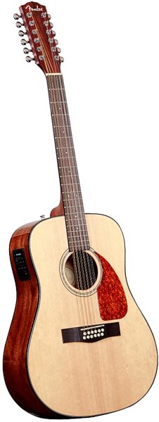 Fender CD-160SE Classic Design 12-String Acoustic-Electric Guitar, Natural - Left