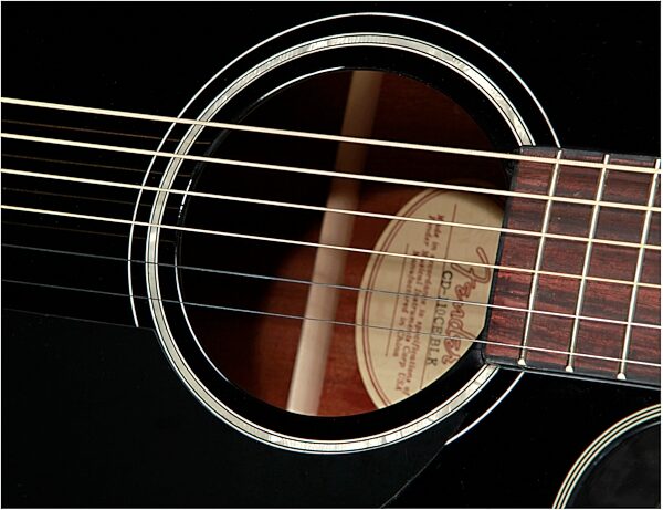 Fender CD-110CE Classic Design Acoustic-Electric Guitar, Rosette