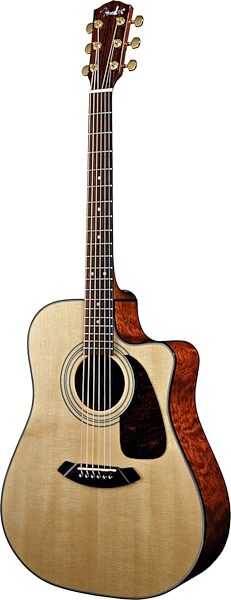 Fender CD-220SCE Classic Design Dreadnought Cutaway Acoustic-Electric Guitar, Bubinga Back and Sides