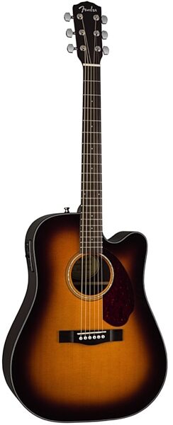 Fender CD-140SCE Dreadnought Acoustic-Electric Guitar (with Case), Alt