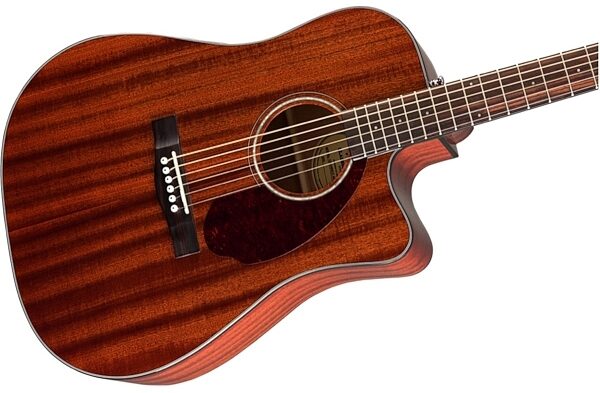 Fender CD140SCE Dreadnought All-Mahogany Acoustic-Electric Guitar (with Case), Alt