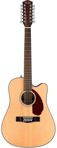 Fender CD-140SCE 12 Dreadnought Acoustic-Electric Guitar (with Case), 12-String, Main
