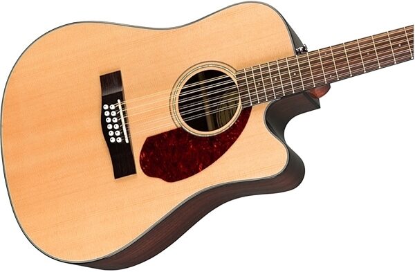 Fender CD-140SCE 12 Dreadnought Acoustic-Electric Guitar (with Case), 12-String, Alt
