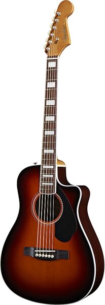Fender Malibu SCE Acoustic-Electric Guitar, 3-Color Sunburst Right