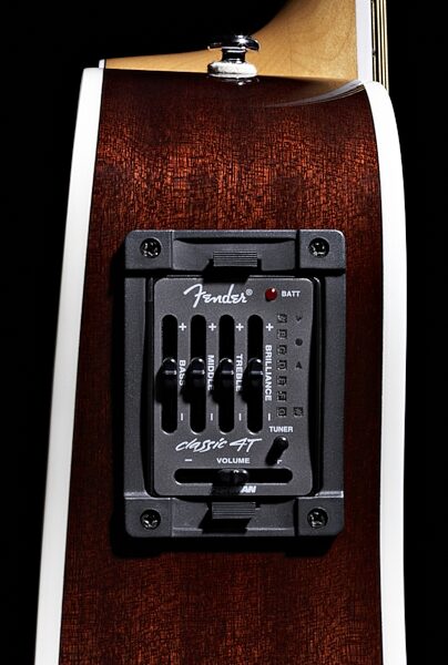 Fender Malibu SCE Acoustic-Electric Guitar, Preamp