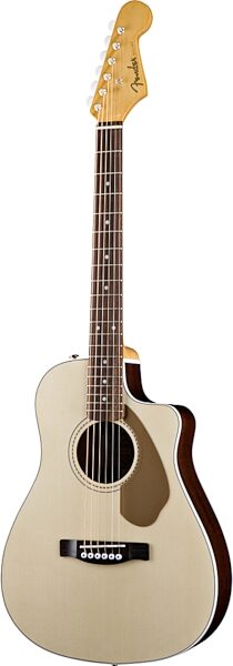 Fender Malibu CE Acoustic-Electric Guitar, Side