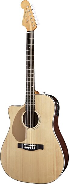 Fender Sonoran Left-Handed SCE Acoustic-Electric Guitar, Right Side