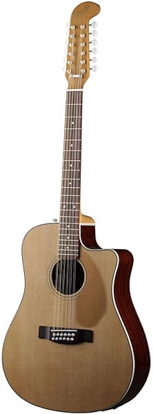 Fender Villager 12-String Acoustic-Electric Guitar, Natural - Right