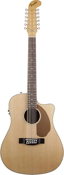 Fender Villager 12-String Acoustic-Electric Guitar, Natural