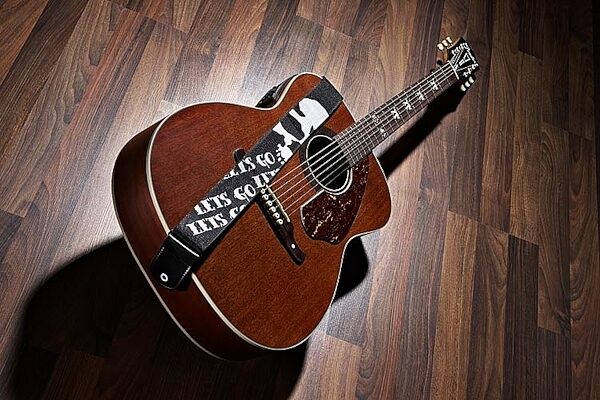 Fender Tim Armstrong Hellcat Acoustic-Electric Guitar, Closeup