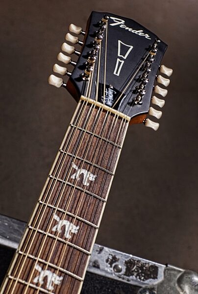 Fender Tim Armstrong Hellcat-12 Acoustic Guitar, 12-String, Fingerboard