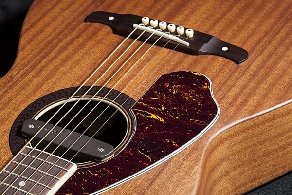 Fender Tim Armstrong Deluxe Left-Handed Acoustic-Electric Guitar (with Case), Soundhole