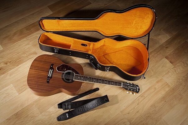 Fender Tim Armstrong Deluxe Left-Handed Acoustic-Electric Guitar (with Case), Package View