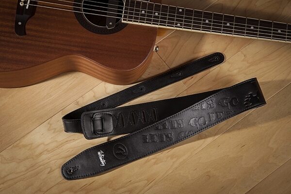 Fender Tim Armstrong Deluxe Left-Handed Acoustic-Electric Guitar (with Case), Guitar Strap