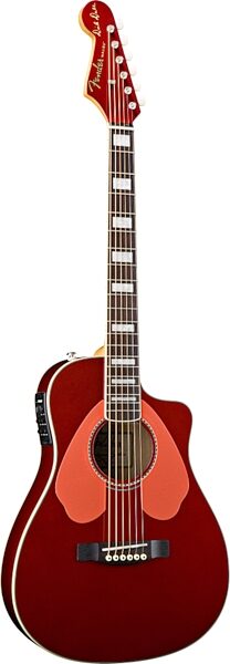 Fender Dick Dale Malibu SCE Acoustic-Electric Guitar, Left
