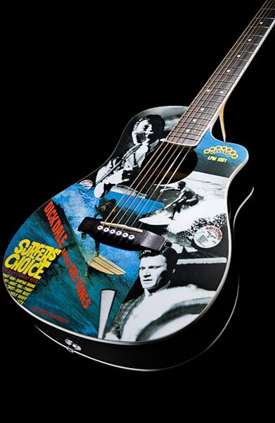Fender Dick Dale Limited Edition Malibu CE Acoustic-Electric Guitar, Body