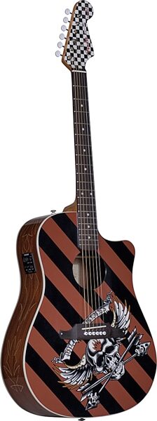 Fender Duane Peters Sonoran SCE Acoustic-Electric Guitar, Left