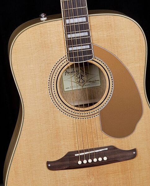 Fender Elvis Presley Kingman Acoustic Guitar, Top Closeup