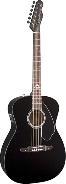 Fender Avril Lavigne Newporter Acoustic-Electric Guitar, Left