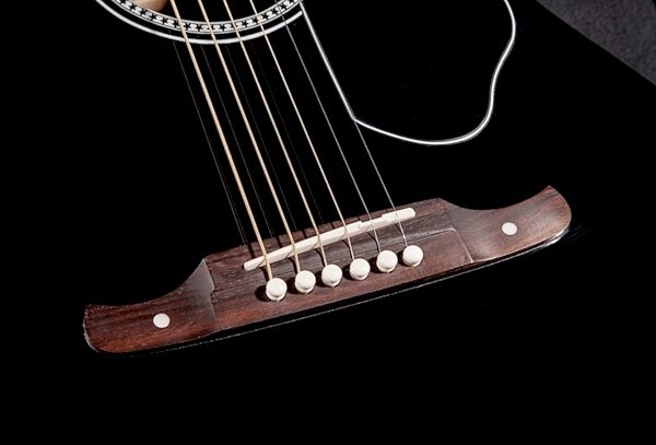 Fender Avril Lavigne Newporter Acoustic-Electric Guitar, Bridge