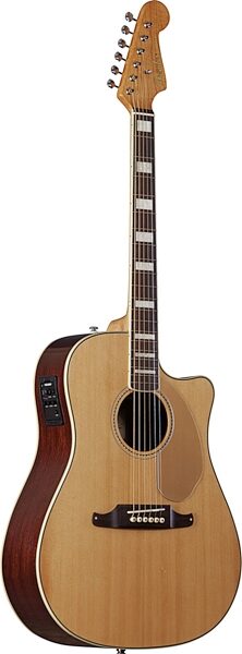 Fender Kingman SCE Acoustic-Electric Guitar, Natural Left