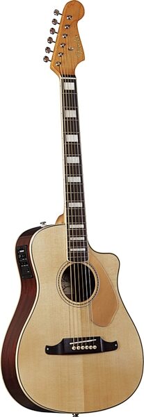 Fender Malibu SCE Acoustic-Electric Guitar, Natural Left