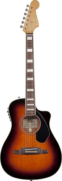 Fender Malibu SCE Acoustic-Electric Guitar, 3-Color Sunburst