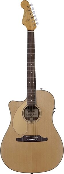Fender Sonoran SCE Left-Handed Acoustic-Electric Guitar, Natural