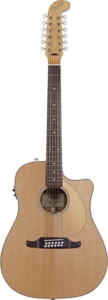 Fender Villager SCE Acoustic-Electric Guitar, 12-String, Main