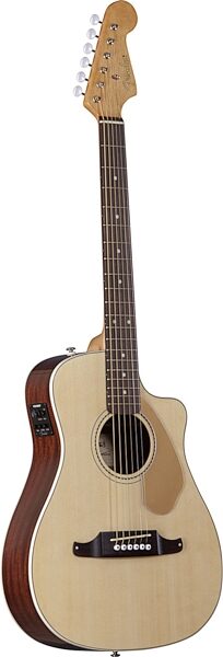 Fender Malibu CE Acoustic-Electric Guitar, Left