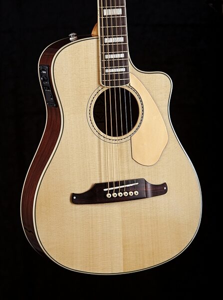 Fender Malibu CE Acoustic-Electric Guitar, Glamour View