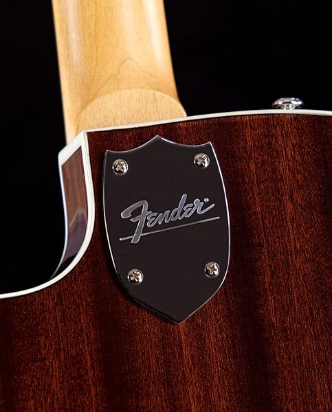 Fender Sonoran SCE Thinline Acoustic-Electric Guitar, Neckplate