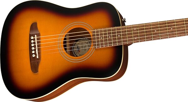 Fender Redondo Mini Acoustic Guitar (with Gig Bag), Action Position Back