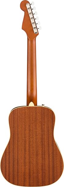 Fender Redondo Mini Acoustic Guitar (with Gig Bag), Natural, Action Position Back