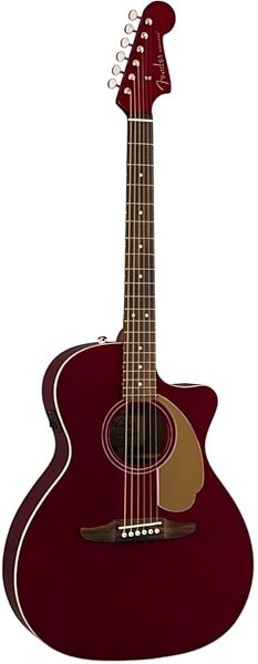 Fender Newporter Player Acoustic-Electric Guitar, View