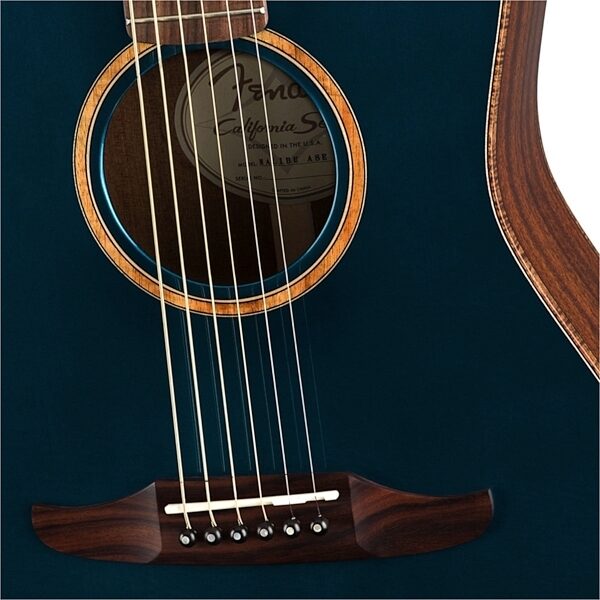 Fender Malibu Classic Hot Rod Acoustic-Electric Guitar (with Gig Bag), View