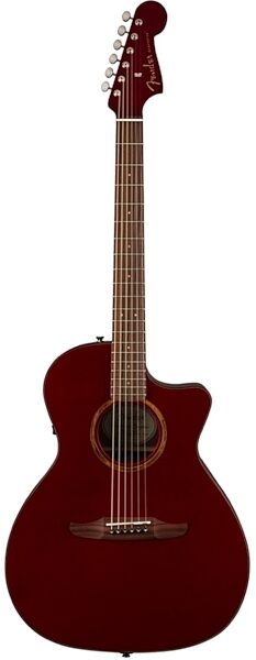 Fender Newporter Classic Hot Rod Acoustic-Electric Guitar (with Gig Bag), Main