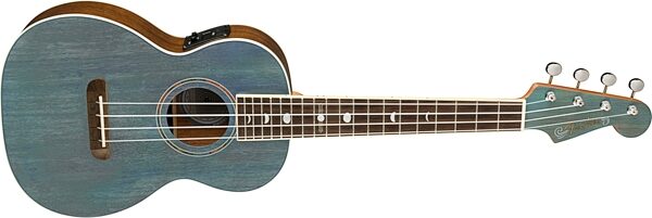 Fender Dhani Harrison Acoustic-Electric Ukulele (with Gig Bag), Action Position Back